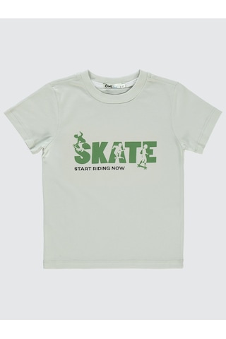 Civil Boys Erkek Çocuk Tişörtlü Gömlek 2-5 Yaş Açık Haki Açık Haki