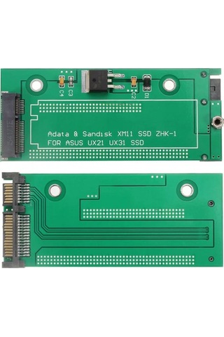 Msata Ux31 Ux21 Sandisk Xm11 To Sata Çevirici Dönüştürücü Adaptör