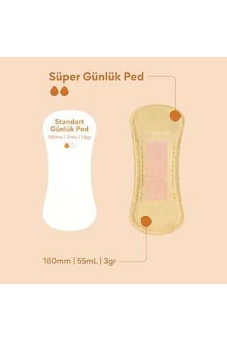 30&apos Lu Süper Günlük Ped