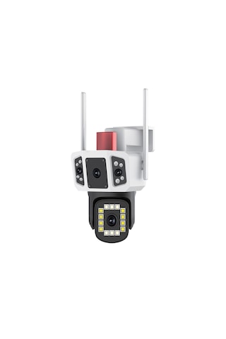 Dış Mekan Hareket Sensörlü 4mp 4k Dual Lens Ultra Hd 2.4g Wifi Ev