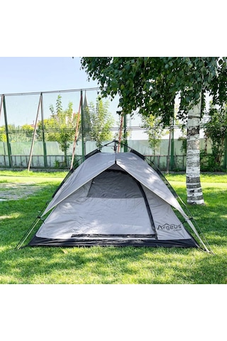 Argeus Infinity 3 Kişilik 3 Mevsim Otomatik Kamp Çadırı Arg-206 Altın