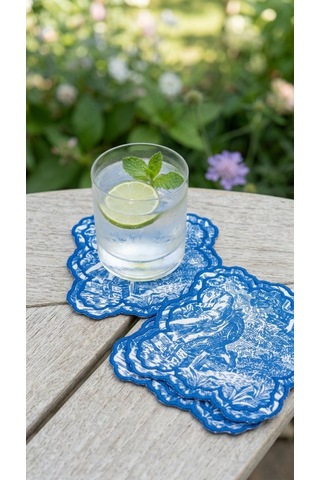 Toile Azure Kokteyl Peçetesi