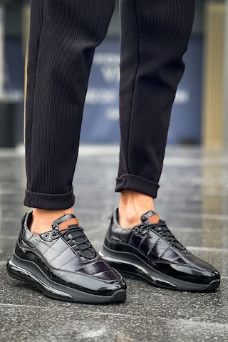 Mn179 - Rst Sporty Runner Erkek Ayakkabı Sıyah Siyah