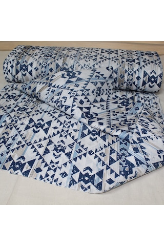 Pamuklu Nevresimlik Kumaş 100 240 Cm Geometrik Desenli Metrelik Çarşaf Yastık Ev Tekstil Kumaşı Beyaz