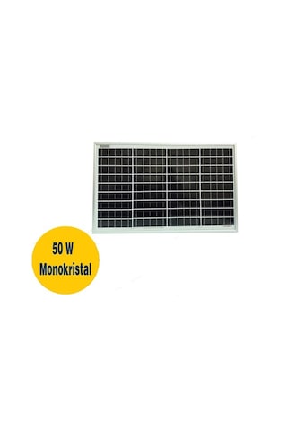 Gesper Energy 50W Watt Monokristal Güneş Paneli 36 Hücre 12 V