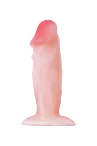 Lilitu Shop 11 CM Vantuzlu Damarlı Penis Anal Plug