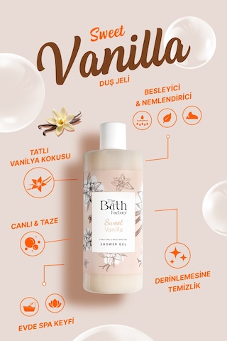 The Bath Factory Vanilya Duş Jeli 400 ML