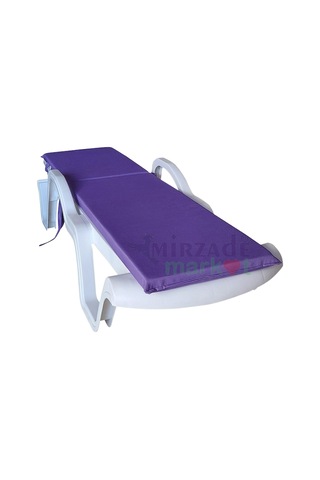 Mirzademarket Şezlong Minderi Standart Su Geçirmez Malzeme-Mor