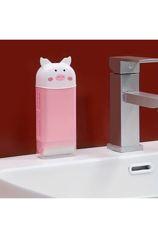 Sn-29971 Su Tahliyeli Taşınabilir Rulolu Köpük Sabunluk Organizer Beyaz
