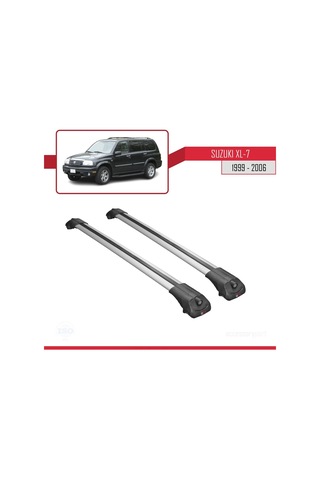 Suzuki Xl-7 1999-2006 Arası İle Uyumlu Ace-1 Ara Atkı Tavan Barı Gri