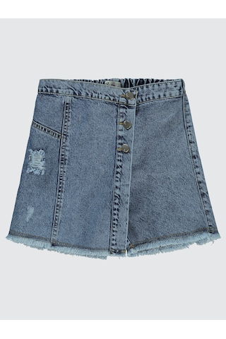 Civil Girls Kız Çocuk Etek 10-13 Yaş Mavi Mavi