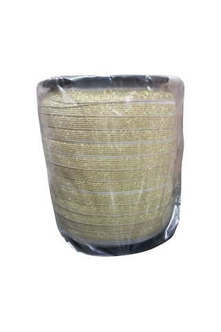 Çamaşır Lastiği Düz 1 Cm 75 Metre 1 Top Gold