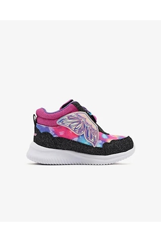 Skechers Jumpsters Kız Çocuk Siyah Işıklı Bot Siyah