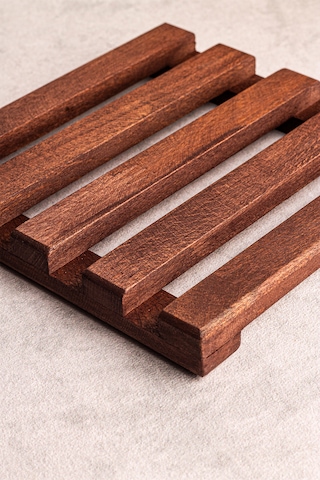 Snippy Sofra Mutfak Sunumluk Peçetelik Nihale 2'li Sofra Seti Mutfak Düzenleyici Ketty Warmy Ahşap