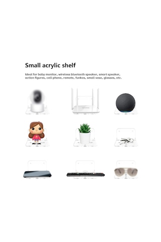 Vkemall Bebek Telsizi Evrensel Yapışkanlı Raflar Monitör Kameralar