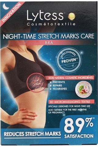 Lytess Night-time Stretch Marks Care - Çatlak Bakım Etkili Sütyen Noir Xxl No Color
