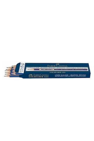 Faber-Castell Goldfaber 1221 Dereceli Kurşunkalem 5B 12'Li  Kutu