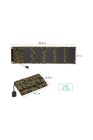 Besthome1 Siyah Çevre Dost 10w Güneş Paneli Şarj Cihazı - Taşınabilir Telefon Powerbank, Dışarıda Hızlı Şarj