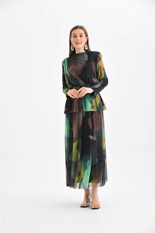 Ftz Women Kadın Likra Tül Takım Yeşil-yeşil Yeşil