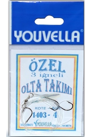 Youvella 1403 Hazır 3 İğneli Yemli Takım No:4