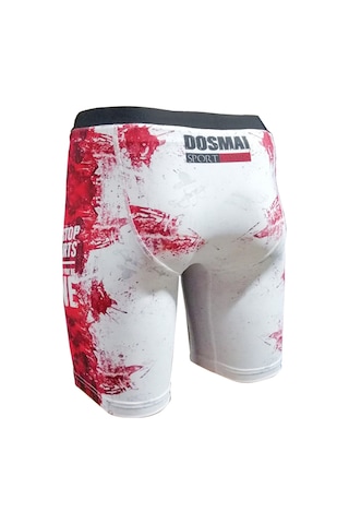 Dosmai Dijital Baskılı Rashguard Şort Beyaz Rgs310 Beyaz