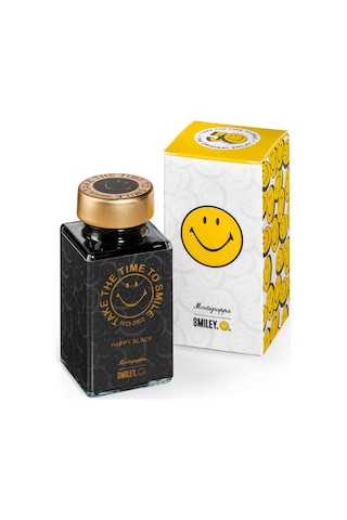 Montegrappa Smiley Heritage Collection Get Happy Happy Siyah Mü Siyah