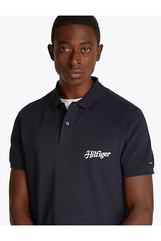 Tommy Hilfiger Tommy Hılfıger Erkek T-shırt Mw0mw38488-dw5 Lacivert