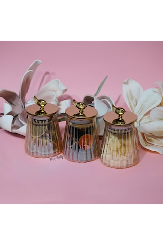 Bellisima Cam 3'lü Baharat Takımı Amber