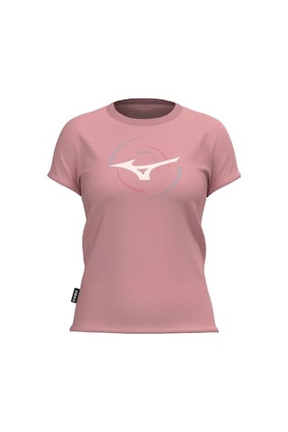 Mizuno Athletic Rb Kadın Tişört Pembe Çok Renkli