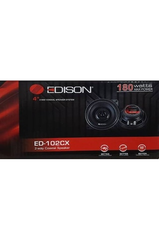 Edison Ed-102Cx 10Cm 2 Yollu Tweeter'Lı Kapı Hoparlörü