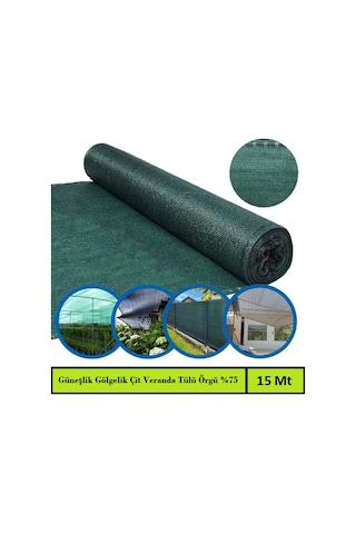 Venoa Bahçe Çit Fileli Örtü Güneş Koruyucu Gölgelik 100x1500 Cm