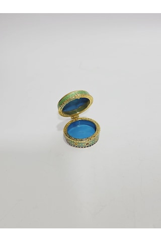 Antika Cloisonne Minyatür Kutu 4,4x2,5cm 077