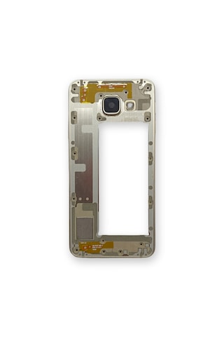 Samsung A310 Kasa Samsung Uyumlu Galaxy A3 2016 Gri Renk Orta Kasa Çıtalı On Off Ses Tuş Bordu Buzzer Hoparlör Açık Gri