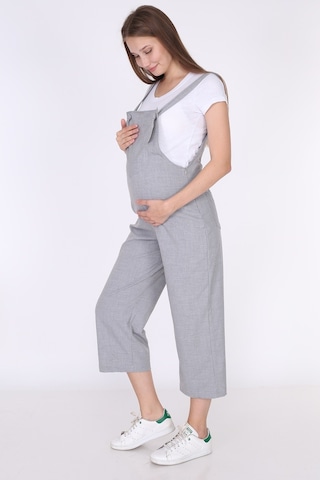 Luvmabelly Myra6100 - Gri Hamile Salopet-gri