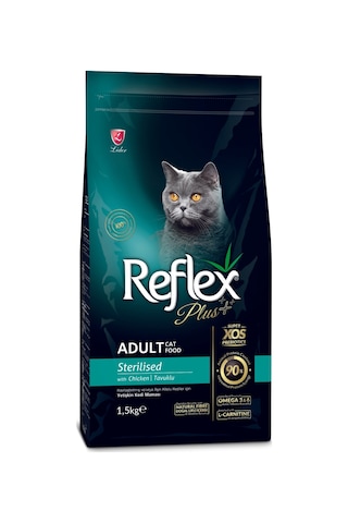Reflex Plus Sterilised Tavuklu Kısırlaştırılmış Yetişkin Kedi Maması 1500 G Reflex Plus Sterilised Tavuklu Kısırlaştırılmış Yetişkin Kedi Maması 1500 G