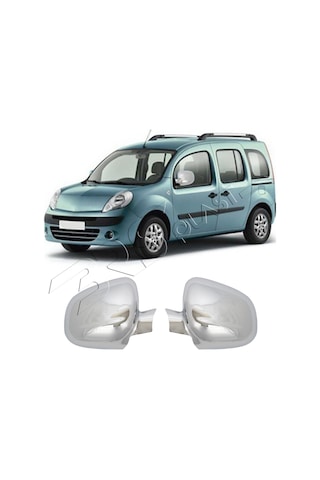 Renault Kangoo Uyumlu 2013 Ve Üzeri Ayna Kapağı 2 Parça Abs Krom Kaplama