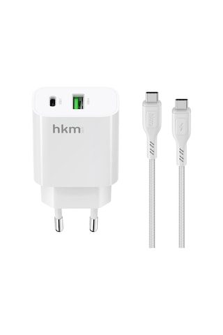 Lexroo Bolt Duo 20w Usb-a Ve Type-c Çift Portlu Hızlı Şarj Aleti, Type-c Kablo Ve Adaptör Seti Standart