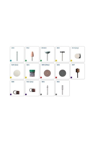 Dremel Çok Amaçlı Aksesuar Seti (687) 52'Li - 26150687JA