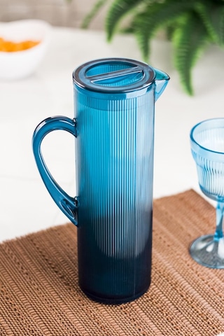 Arkilik Barok 1,5 Lt Aquamarin Sürahi Buzdolabı Kapak Rafına Sığ