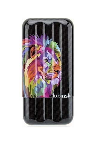 Lubinski Dijital Lion Carbonfiber Puro Kılıfı Siyah 3lü 60ring Yja-70001l