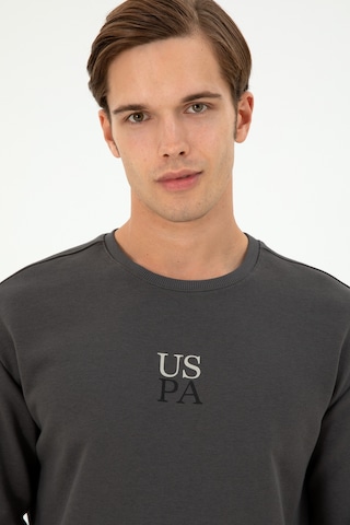 U.S. Polo Assn. Erkek Antrasit Basic Sweatshirt 50293420-VR006
