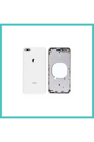 Ny Joy İphone 8 Plus Uyumlu Boş Kasa + Kapak Beyaz Nyjoybz