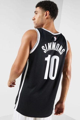 Nike Dri Fit Brooklyn Nets Nba Basketball Jersey Sımmons Erkek Basketbol Forması Siyah