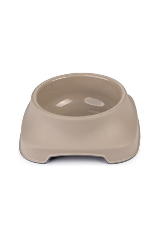Pribor Kedi Köpek Mama Ve Su Kabı 1 Lt Silikon Kaydırmaz Taban Bej