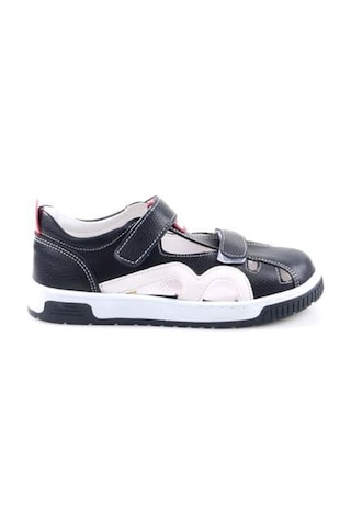 Papuçcity Arzen 02434 Orto Pedik Erkek Çocuk Sandalet Ayakkabı Lacivert - Beyaz