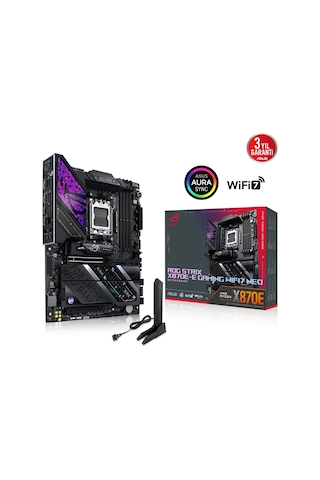 Asus Rog Strıx X870e-e Gamıng Wıfı7 Neo, 4xddr5, 5xm.2, Hdmı, Dp, Type-c, Pcıe 5.0, 2xwi-fi 7, Blue