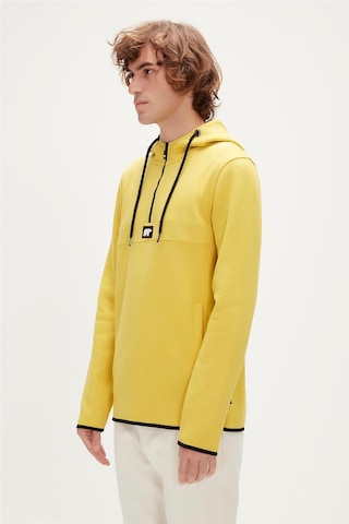 Bad Bear 19.02.27.027-c119 Defence Half-zip Erkek Sweatshirt Sarı