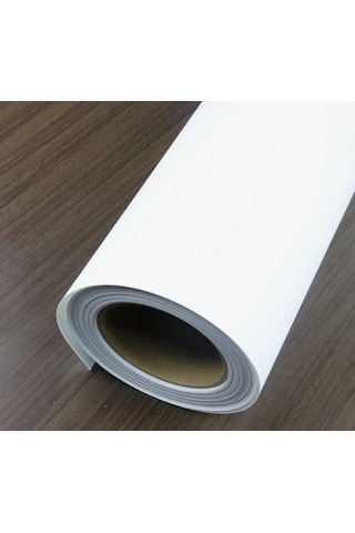 Packline Marketing Parlak Beyaz Buzdolabı Kaplama Folyosu 61cm X 1metre 010 - Parlak Beyaz