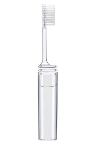 Sones Seyahat İş Taşınabilir Otel Şeffaf Saklama Diş Fırçası İçin Katlanabilir Diş Fırçası Seti, Paketleme: Opp Torba