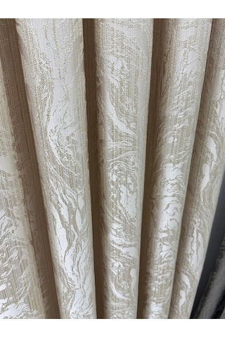 Nivemeshome Bade V 5206 1/3 Sık Pileli Fon Perde Apm Krem